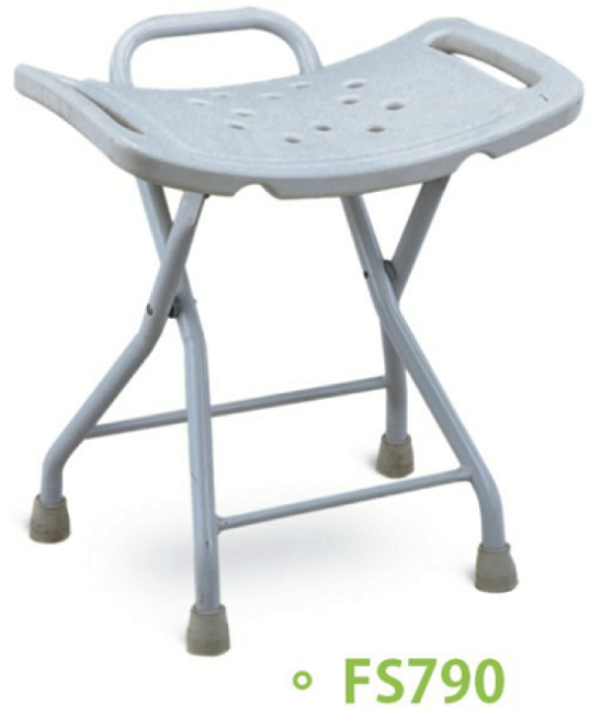 shower chair foldable with backrest